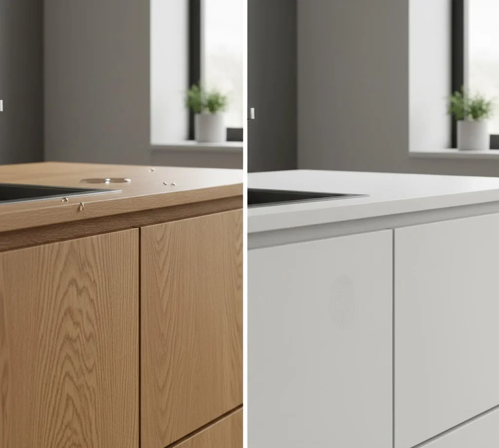 Meşe mi, Mat Laminat mı? Mobilyada Doğru Yüzey Seçimi